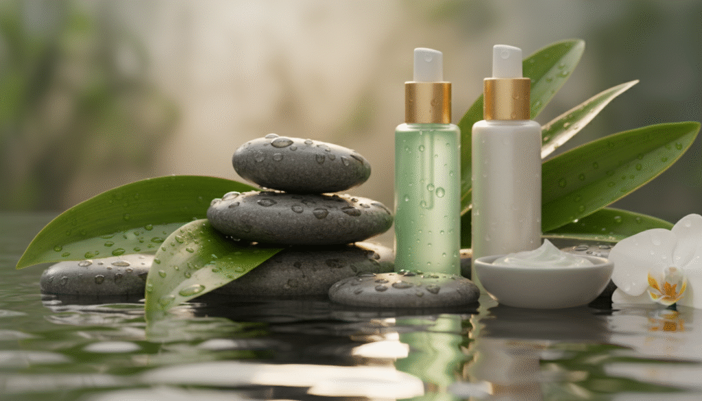 A Serene Image Representing Beauty And Wellness Featuring Natural Elements Like Smooth Stones Gree 1024x585
