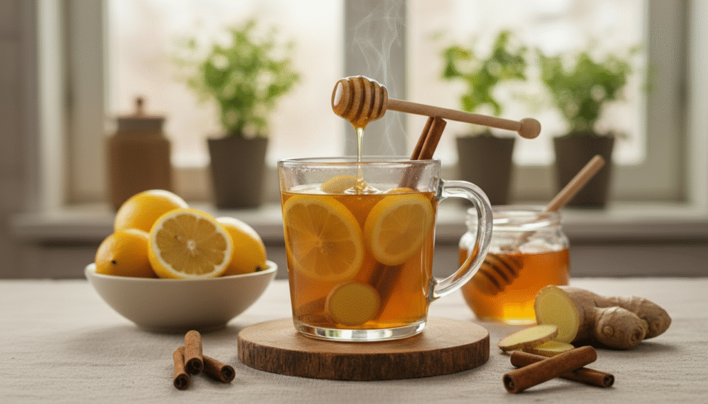 ginger lemon and honey soothing drink remove the star anise and cinnamon from subject 1 ginger lemon and honey soothing drink remove the star anise and cinnamon from subject 1